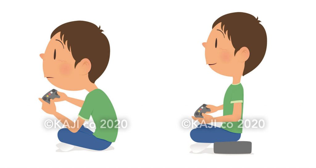 子どもの座り姿勢はクッションで直す 食事 勉強 テレビ ゲーム時も正しい姿勢を Exgel Seating Lab エクスジェル シーティングラボ 株式会社 加地
