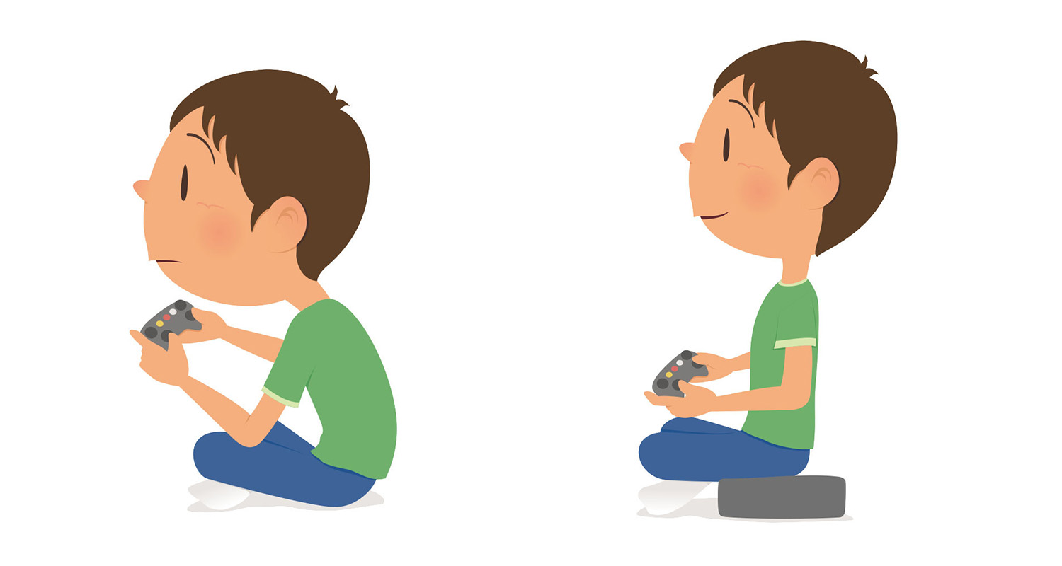 子どもの座り姿勢はクッションで直す 食事 勉強 テレビ ゲーム時も正しい姿勢を Exgel Seating Lab エクスジェル シーティングラボ 株式会社 加地