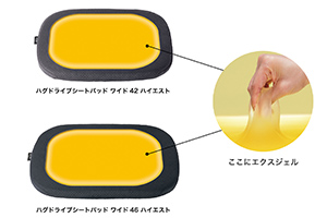 動いても変わらない<br />
エクスジェル効果。